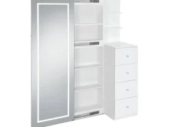 Vancouver Vanity & Mirror In White