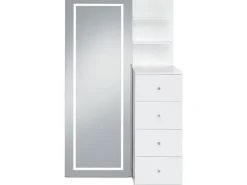 Vancouver Vanity & Mirror In White