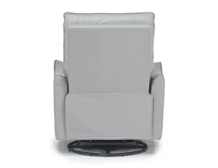 Vasco Recliner In Dallas Light Gray Leather