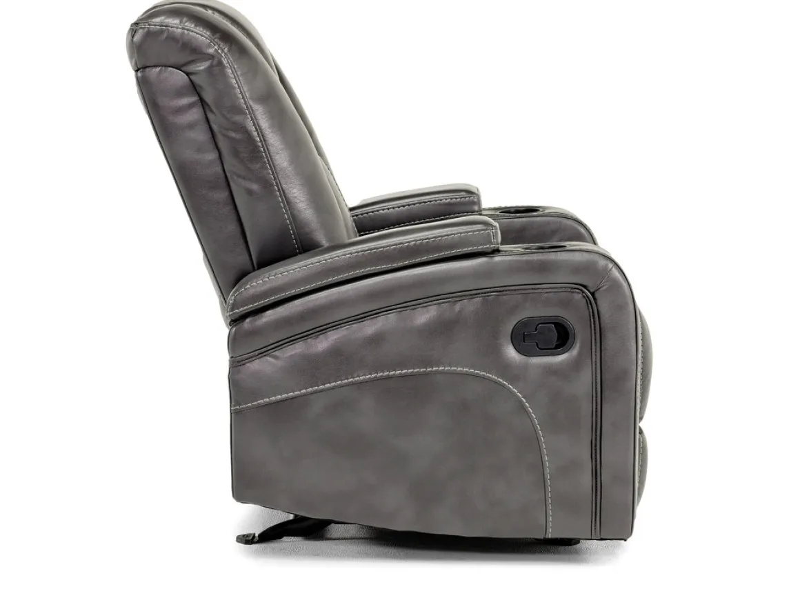 Vega Gliding Recliner In Black