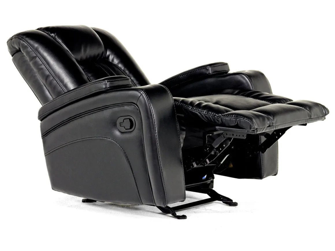 Vega Gliding Recliner In Black