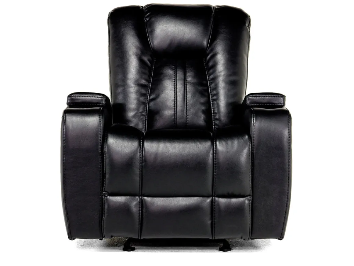Vega Gliding Recliner In Black