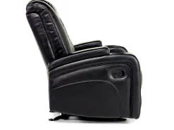 Vega Gliding Recliner In Black