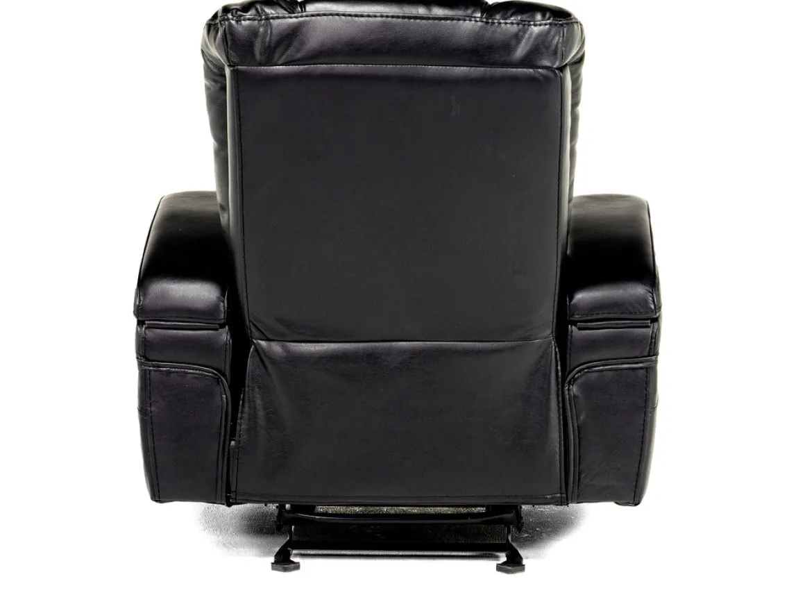 Vega Gliding Recliner In Black