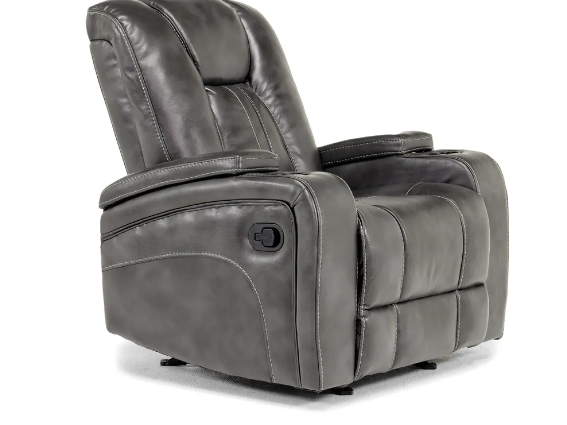 Vega Gliding Recliner In Black