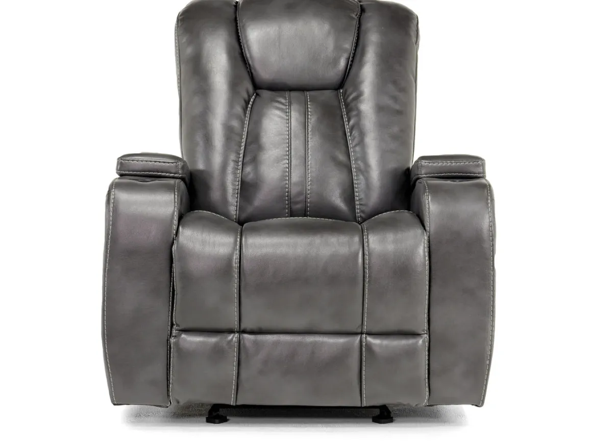 Vega Gliding Recliner In Black