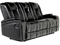 Vega Reclining Sofa In Black