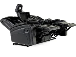 Vega Reclining Sofa In Black