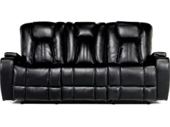 Vega Reclining Sofa In Black