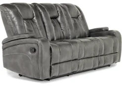 Vega Reclining Sofa In Black