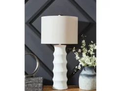 Veraleigh Floor Lamp In White