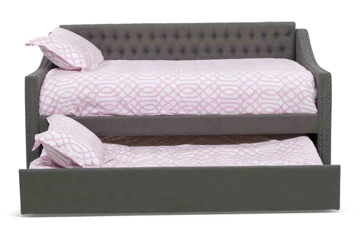 Veronica Daybed W/ Trundle In Gray, Twin