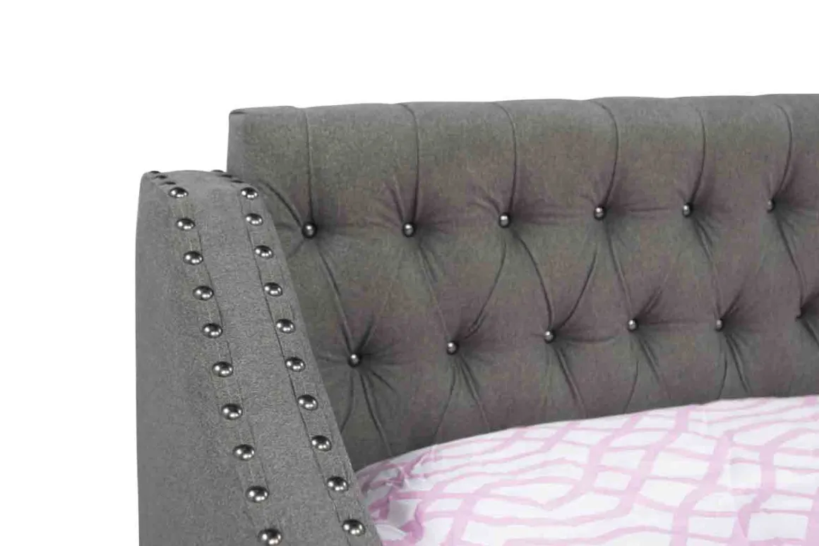Veronica Daybed W/ Trundle In Gray, Twin