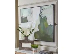 Vinick Wall Art In Green/Gray/White