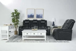 Viper 2 Power Loveseat In Black