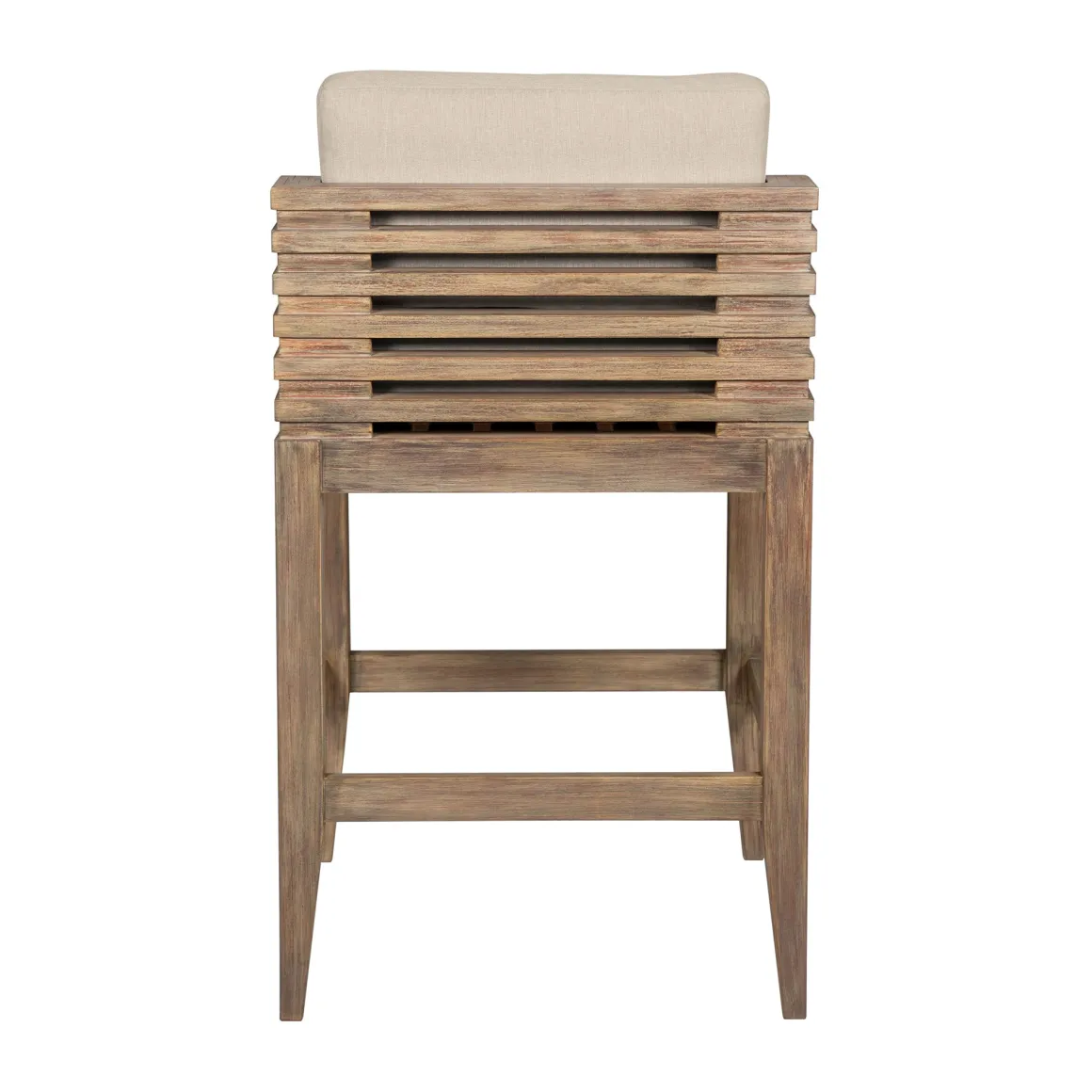 Vivid Outdoor Counter Stool In Taupe