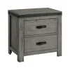 Wade Nightstand In Gray