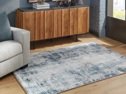 Wallney Medallion Rug In Multi, 5’ X 7’