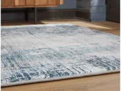 Wallney Medallion Rug In Multi, 5’ X 7’