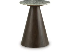 Waltnor Accent Side Table In Warm Brown