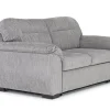 Wanda Full Sleeper Loveseat In Gray