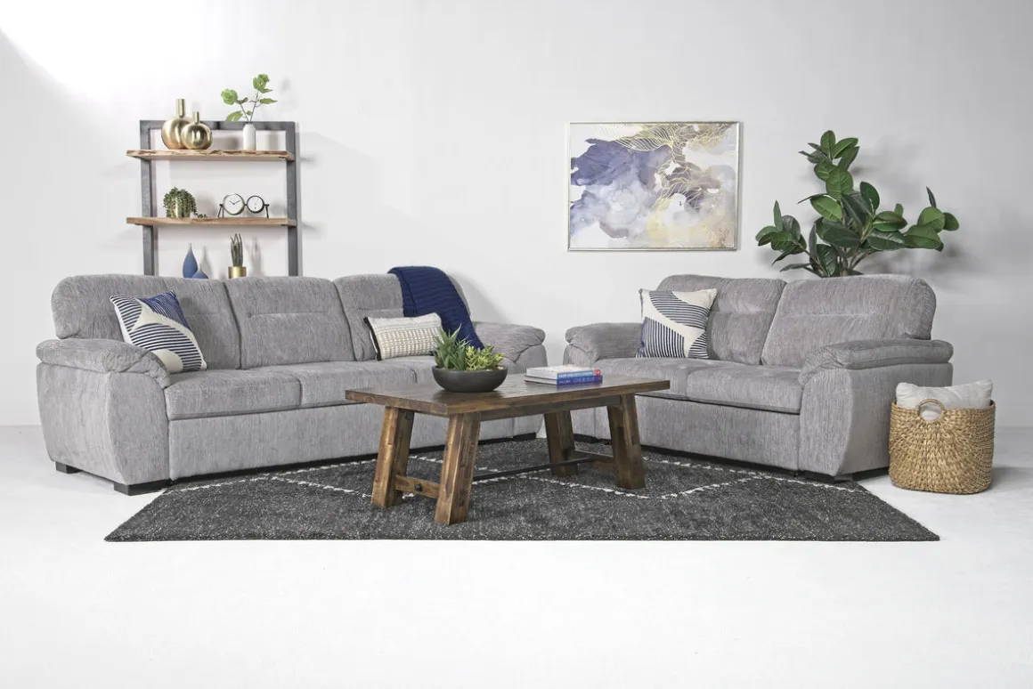 Wanda Full Sleeper Loveseat In Gray