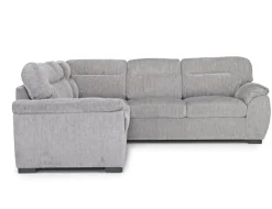 Wanda Full Tux Sleeper Sectional W/ Storage In Gray, Right Facing