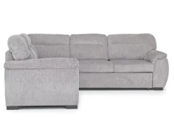 Wanda Full Tux Sleeper Sectional W/ Storage In Gray, Right Facing