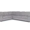 Wanda Queen Tux Sleeper Sectional W/ Drop Table In Gray, Right Facing