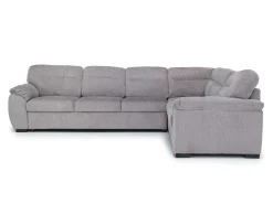 Wanda Queen Tux Sleeper Sectional W/ Drop Table In Gray, Right Facing
