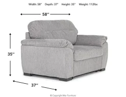 Wanda Twin Sleeper Chair In Gray