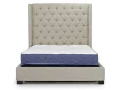 Westerly Upholstered Bed In Gray, Queen