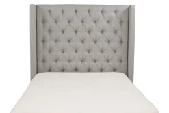 Westerly Upholstered Bed In Gray, Queen