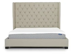 Westerly Upholstered Bed In Gray, Queen