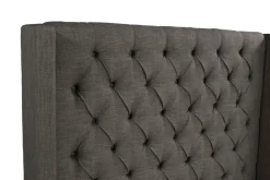 Westerly Upholstered Bed In Gray, Queen