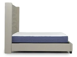 Westerly Upholstered Bed In Gray, Queen
