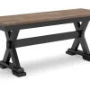 Wildenauer Dining Bench In Brown/Black