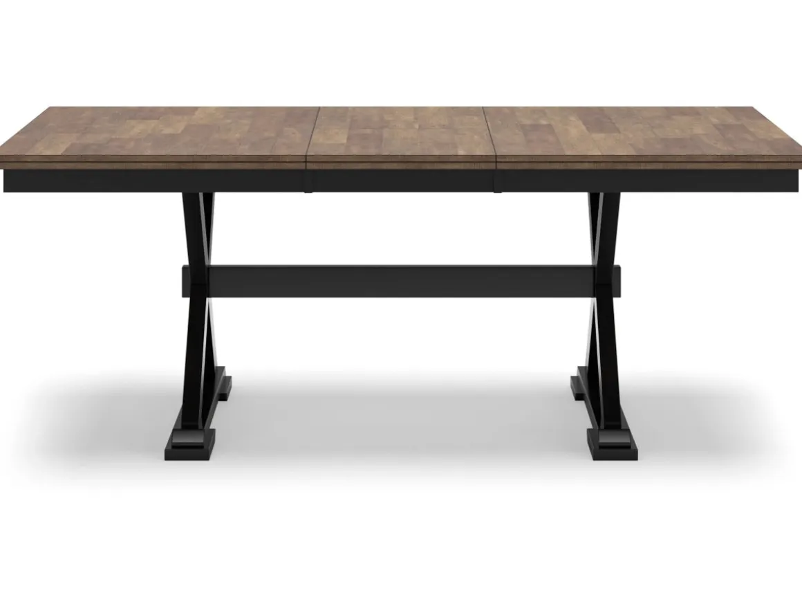 Wildenauer Extendable Dining Table & 6 Chairs In Brown/Black