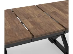 Wildenauer Extendable Dining Table In Brown/Black