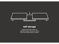 Wildenauer Extendable Dining Table In Brown/Black