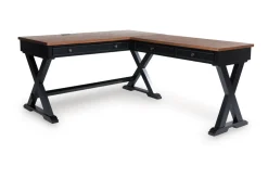 Wildenauer Office Desk In Black/Brown