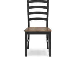 Wildenauer Side Chair In Brown/Black, Set Of 2