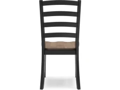 Wildenauer Side Chair In Brown/Black, Set Of 2