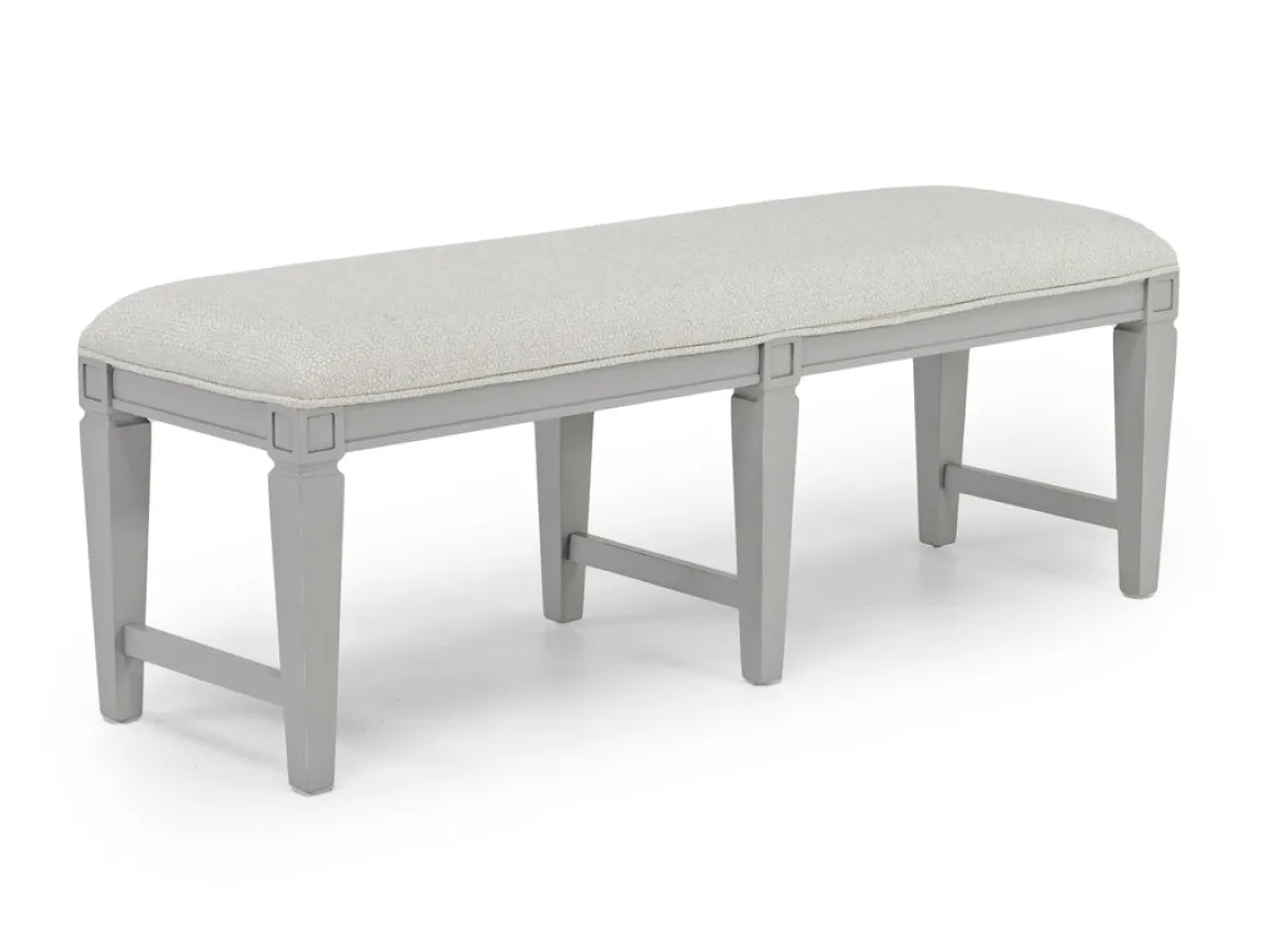 Willowbrook Dining Bench In Pebble