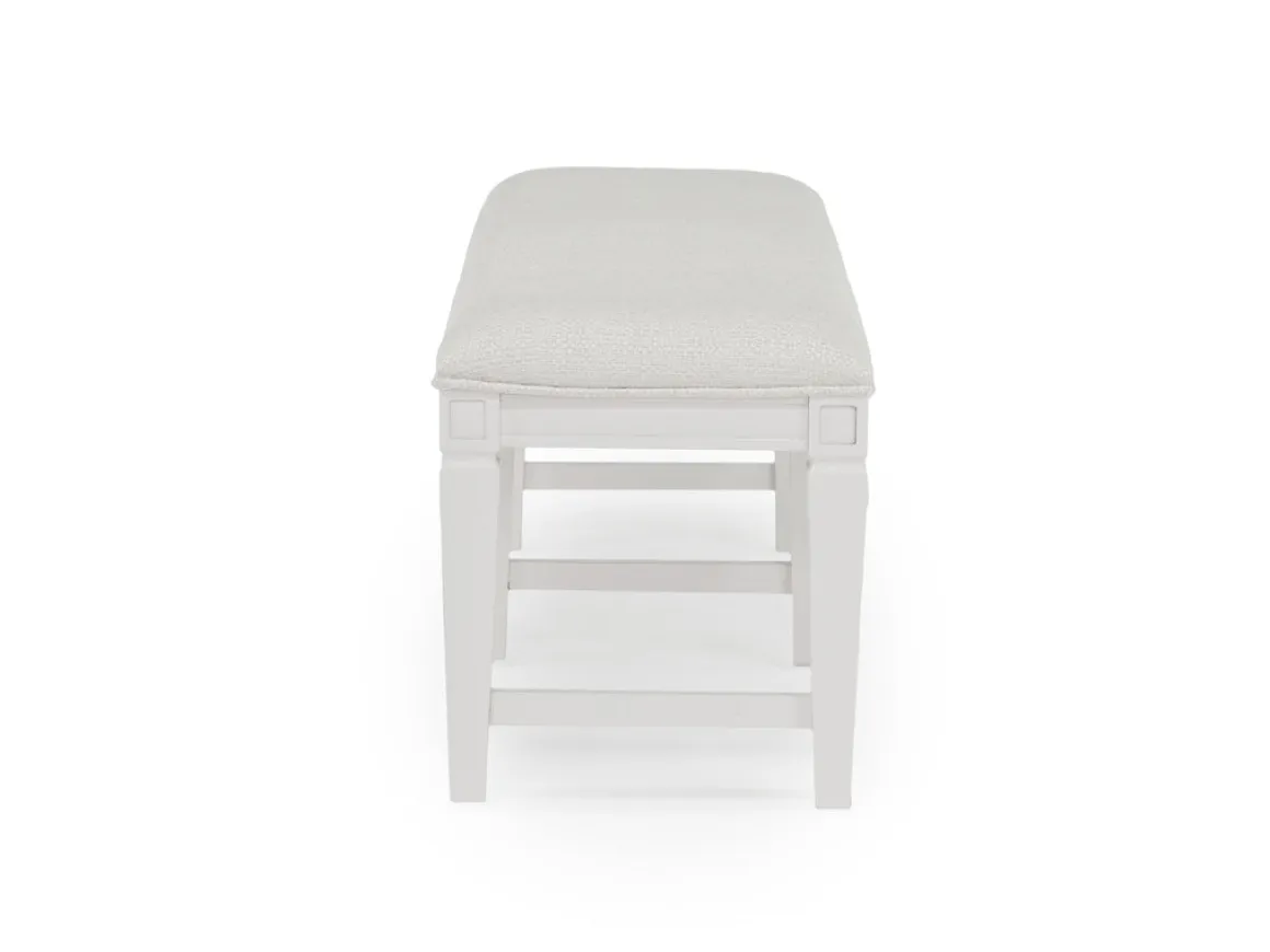 Willowbrook Dining Bench In Pebble