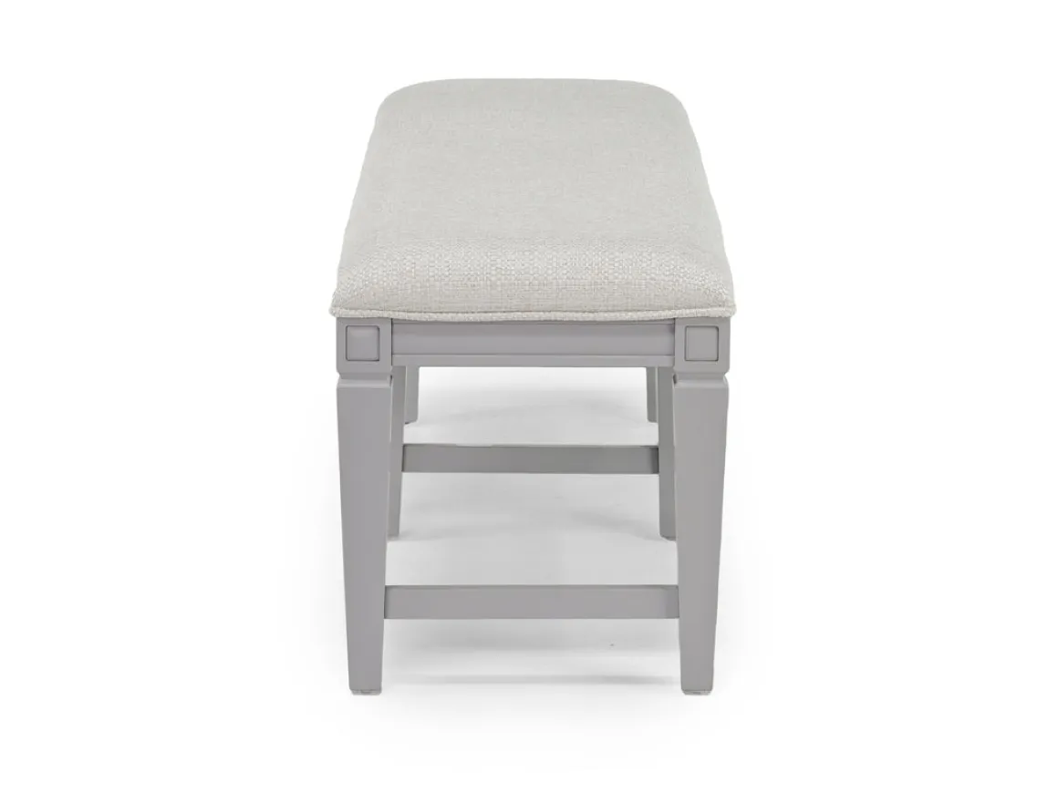 Willowbrook Dining Bench In Pebble