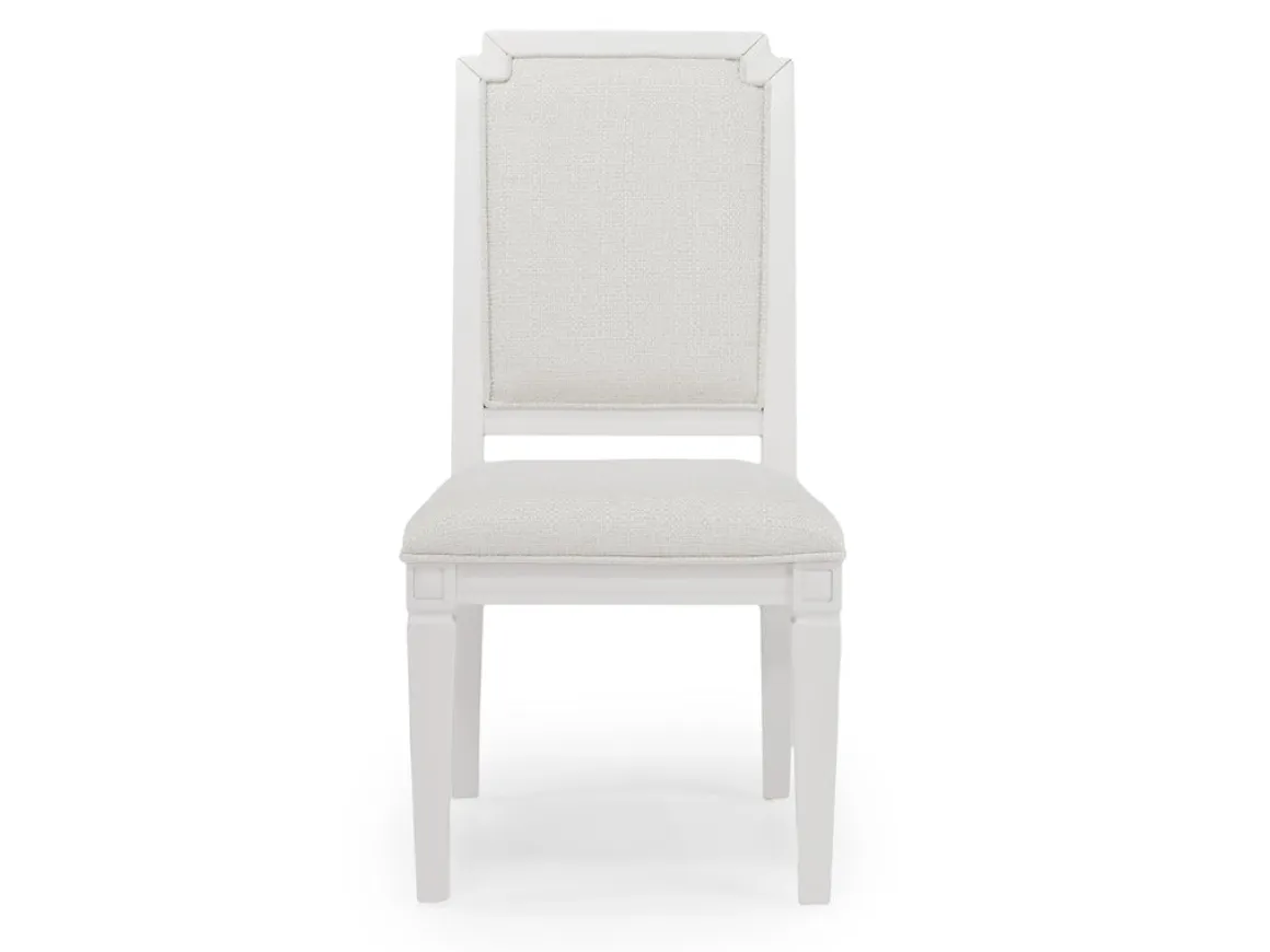 Willowbrook Dining Table & 6 Chairs In Egg Shell White