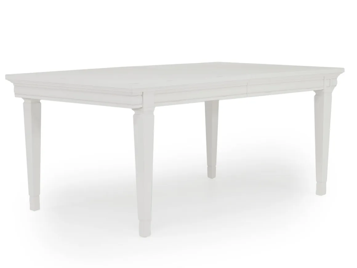 Willowbrook Dining Table & 6 Chairs In Egg Shell White
