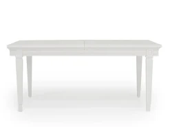 Willowbrook Dining Table, 4 Chairs & Bench In Pebble, Slat