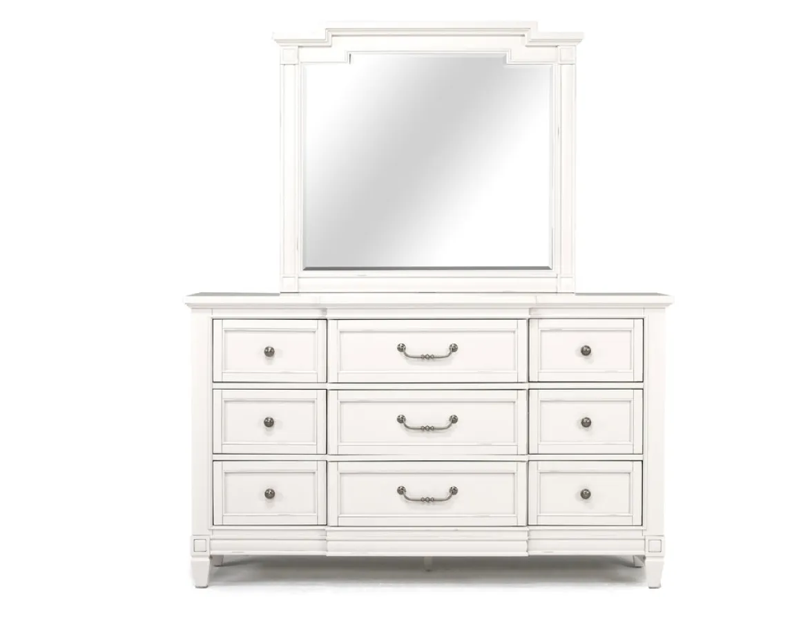 Willowbrook Mirror In Egg Shell White